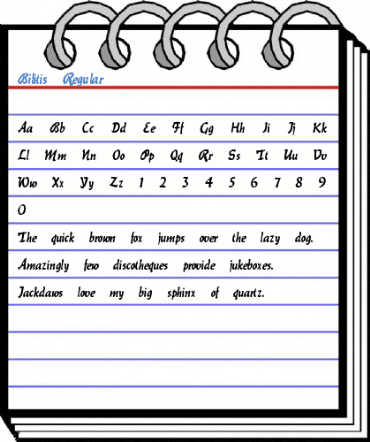 Bilitis Regular Font