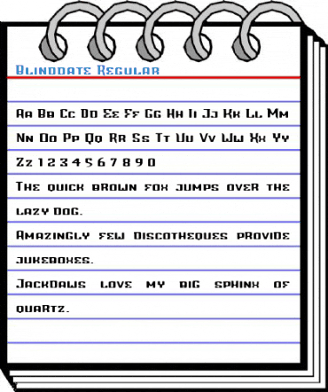Blinddate Regular Font