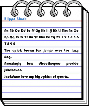 Blippo Black Font