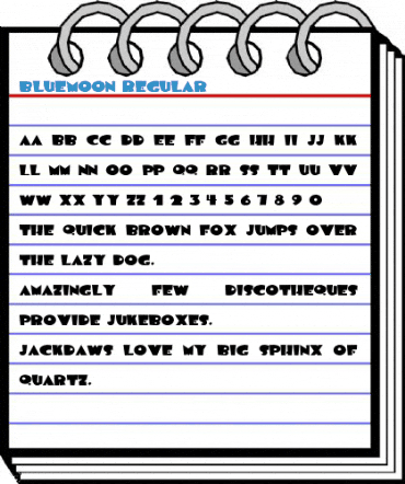 BlueMoon Regular Font