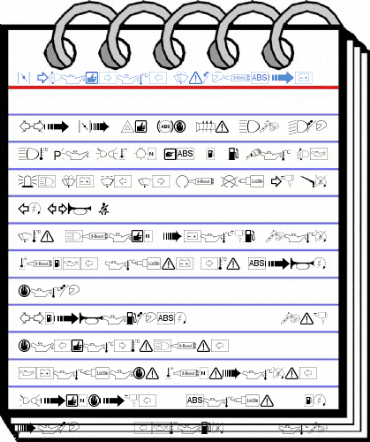 BMWPictos Regular Font