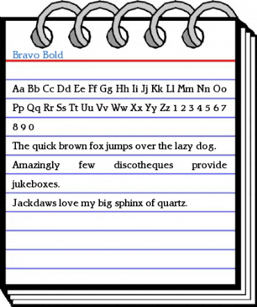 Bravo Bold Font