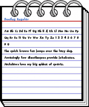 Bootleg Regular Font
