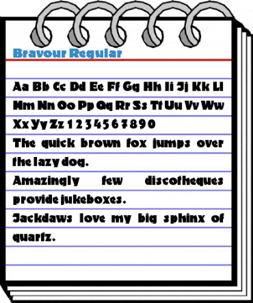 Bravour Regular Font