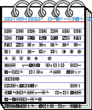 BorderFont Culturals Plain Font