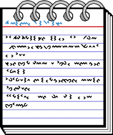 Borders Zig Zag Two Font