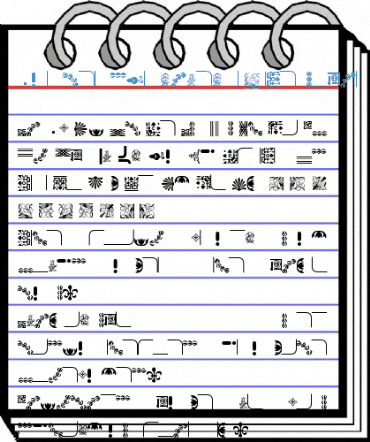 BordersOrnament 4 Regular Font