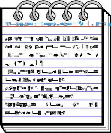Borders Ornaments P01 Regular Font