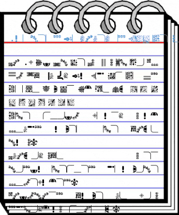 Borders Ornaments P04 Regular Font