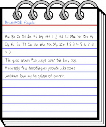 BoundAOE Regular Font