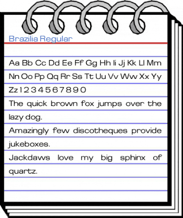 Brazilia Regular Font