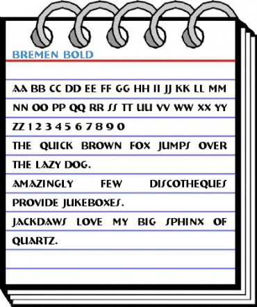 Bremen Bold Font