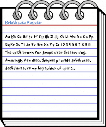 Brickhouse Regular Font