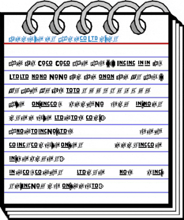 Brothers WordLogos Font