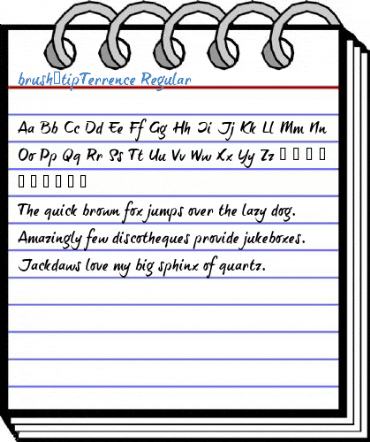 brush-tipTerrence Regular Font