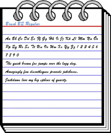 Brush BQ Regular Font