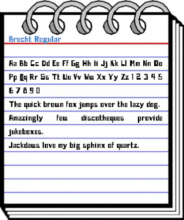 Brecht Regular Font