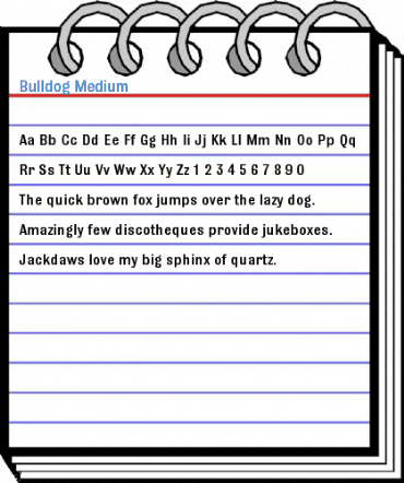 Bulldog Medium Font