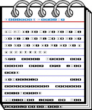 Bullets1 Regular Font