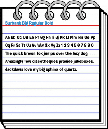 Burbank Big Regular Bold Font