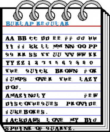 Burlap Regular Font