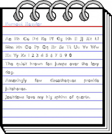 Burnout Regular Font