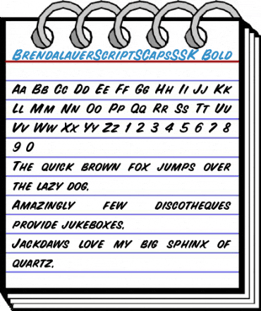 BrendalauerScriptSCapsSSK Bold Font