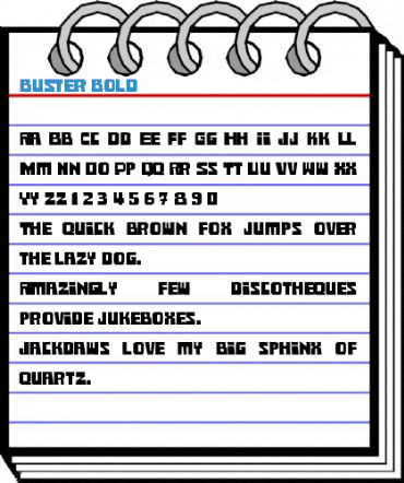 Buster Bold Font