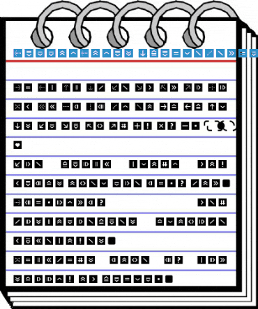 ButtonBonus SquareNegative Font