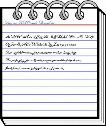 ByronRRSwash Regular Font