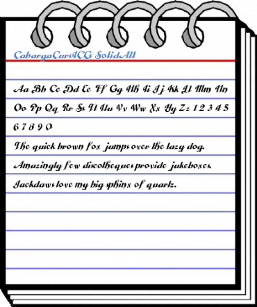 CabargaCursICG SolidAlt Font
