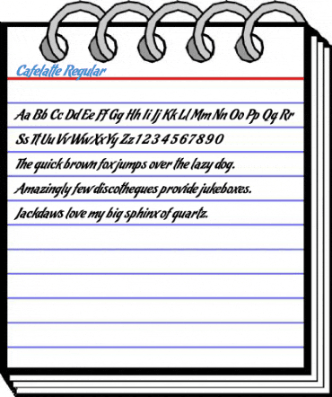 Cafelatte Regular Font