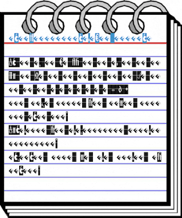 CallFourL-NegativExp Regular Font