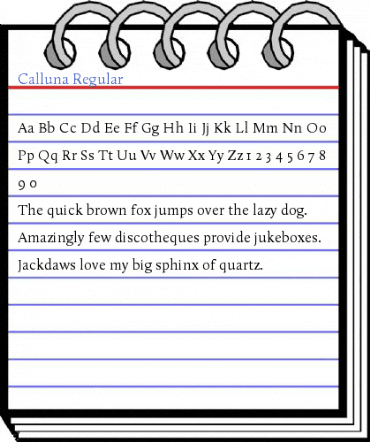 Calluna Regular Font