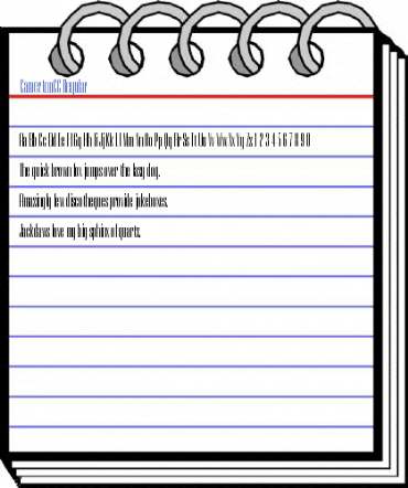 CamertonCC Regular Font