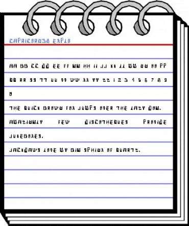 Capricorn38 Explo Font