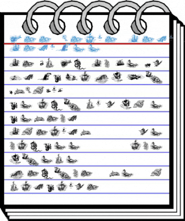 Carta Marina Dragons Here Dragons Here Font