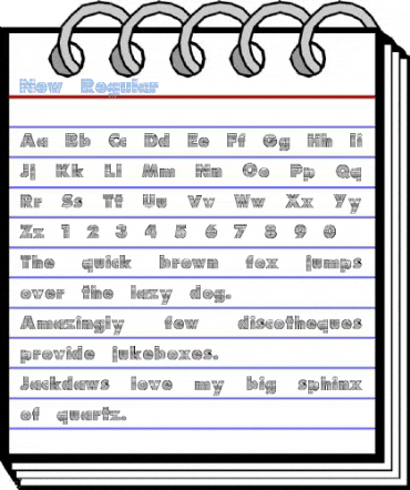 New Regular Font