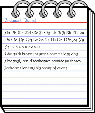 Bridgnorth Normal Font