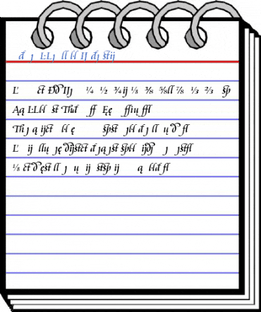 Cataneo Regular Extension Font