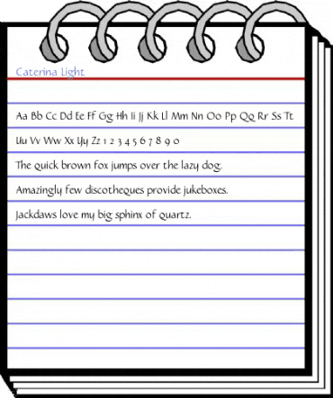 Caterina Light Font