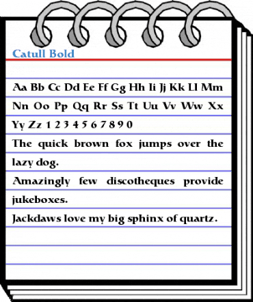 Catull Bold Font