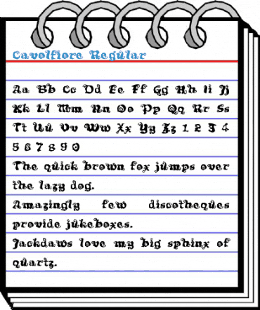 Cavolfiore Regular Font