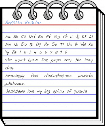 Brigitte Regular Font