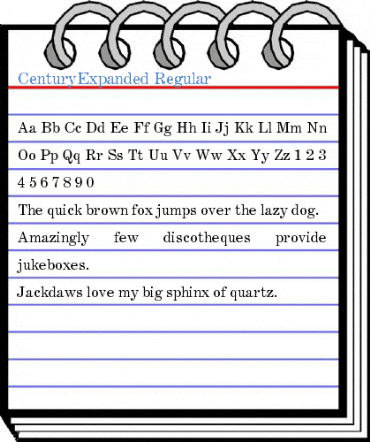 CenturyExpanded Regular Font