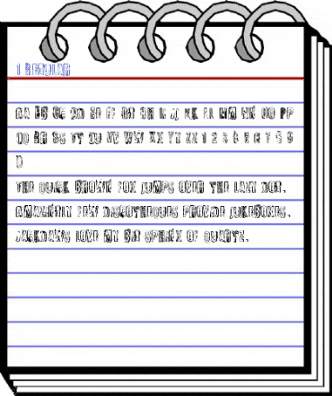 1 Regular Font