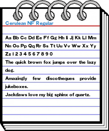 Cerulean NF Regular Font