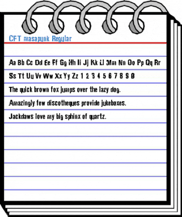 CFT masapunk Regular Font