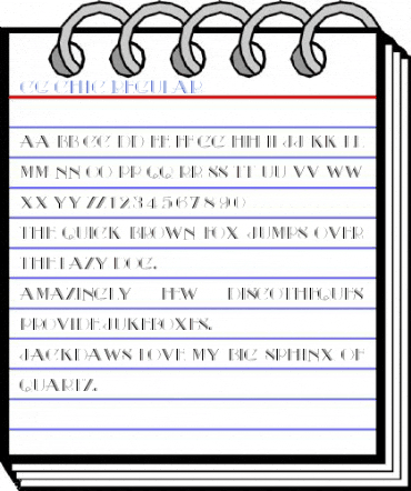 Cg Chic Regular Font