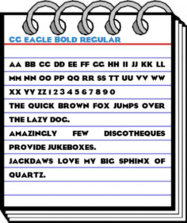 Cg Eagle Bold Regular Font